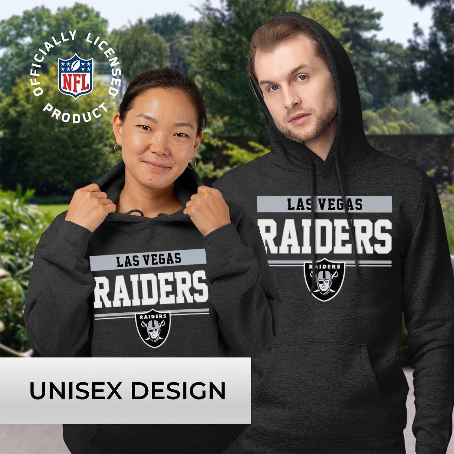 NFL Adult Gameday Charcoal Hooded Sweatshirt - Cotton & Polyester Blend - Stay Warm and Represent Your Team